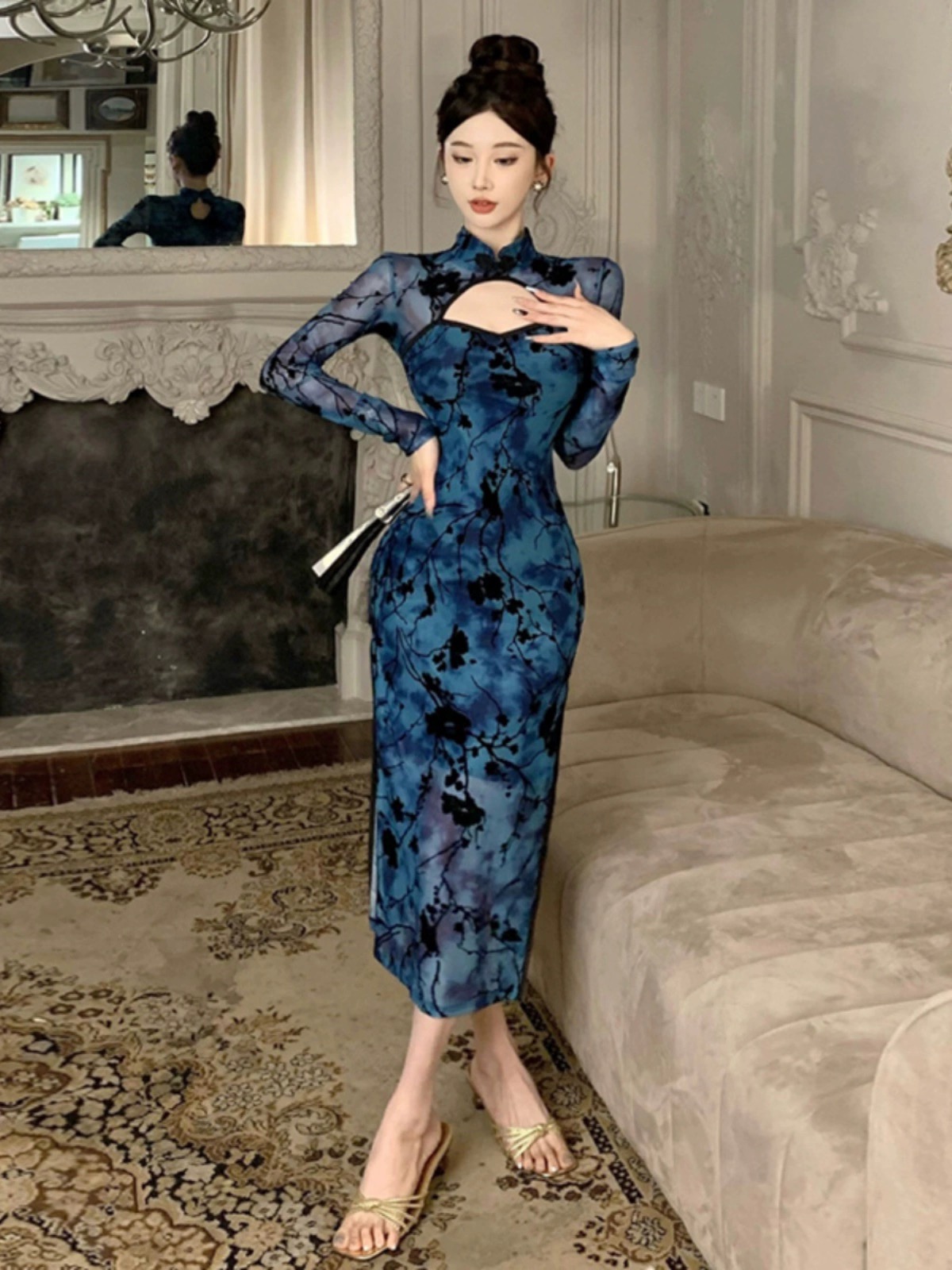 Casual nights qipao dress Q114 images